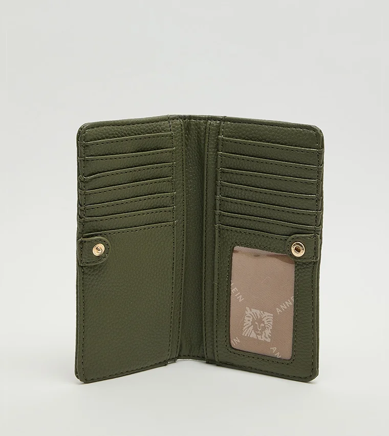 Anne Klein  Anne Klein Logo Detail Bi-fold Wallet for Women | Best Price UAE